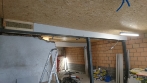 2019_06_10 Atelier 3 Stahlträger Säulen verkleidet BSP60